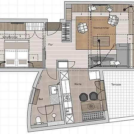 Larus Residenz Bellevue Wg 5 아파트